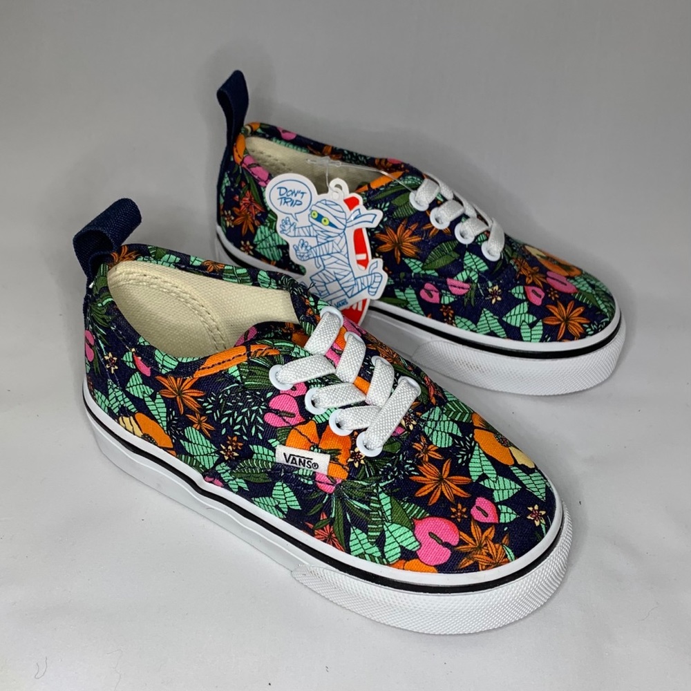 Vans Authentic Elastic Tropical Toddler size 7 NWT